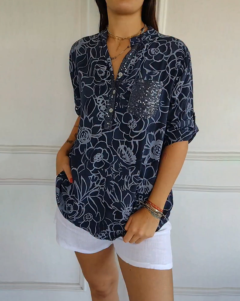 Amelia | Floral Print Blouse