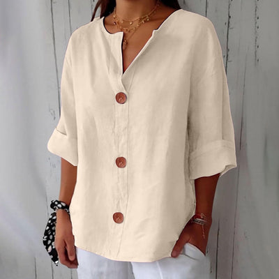 Nora | Naturally Flattering V-Neck Shirt