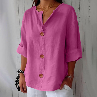Nora | Naturally Flattering V-Neck Shirt