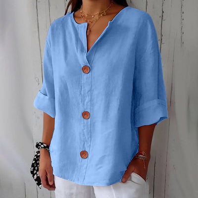 Nora | Naturally Flattering V-Neck Shirt