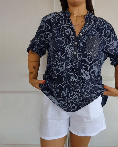 Amelia | Floral Print Blouse