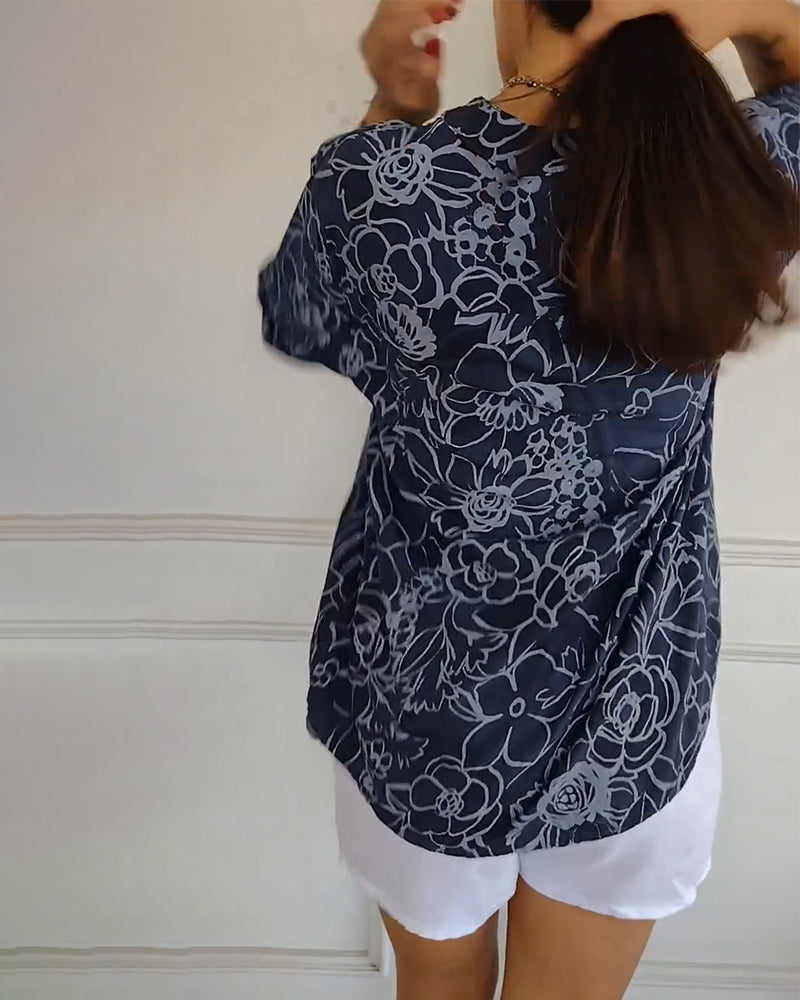 Amelia | Floral Print Blouse