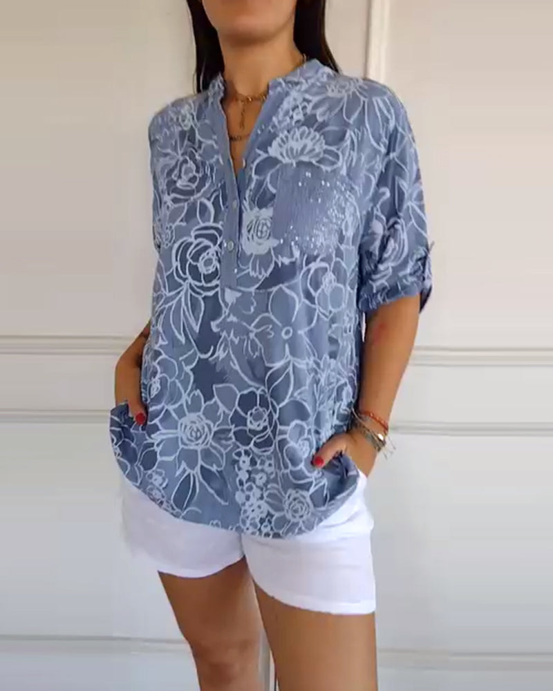 Amelia | Floral Print Blouse