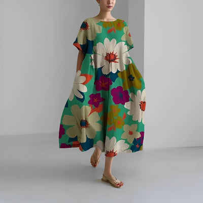 Floria - Vibrant Floral Dress